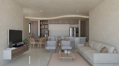 Departamento en Olamar Essence, Chicxulub