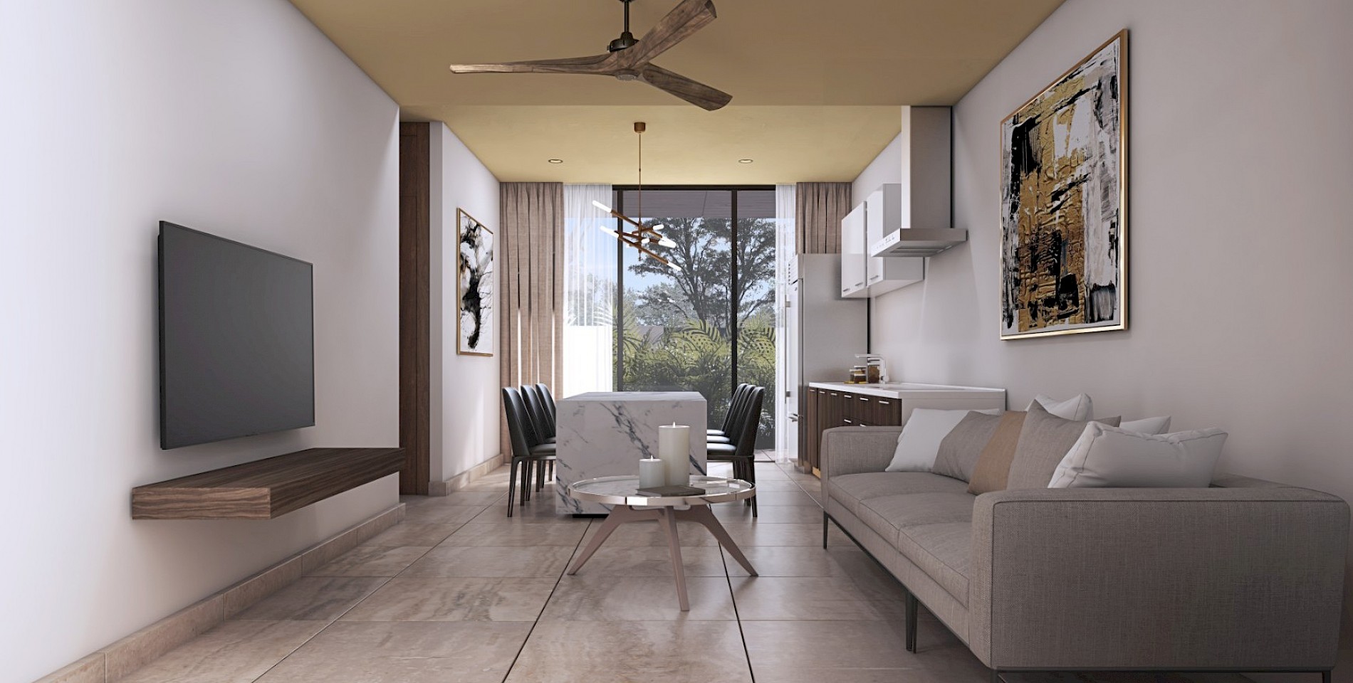 Departamentos en Linera, Temozón Norte