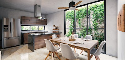 Departamentos en Terana Temozón, mod. B