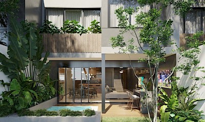 Townhouses en Vianova, Dzityá