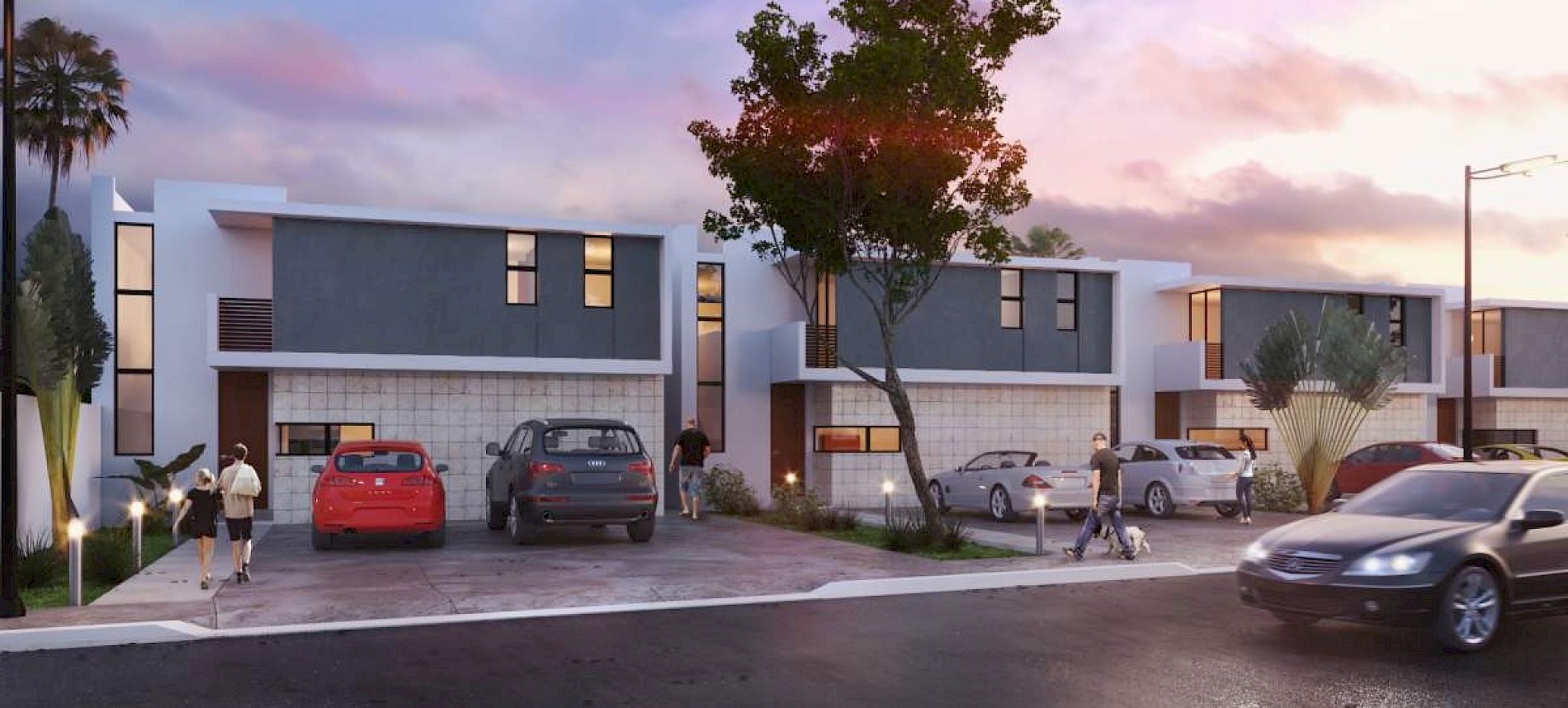 Villas en Palmar Dzityá, mod. B