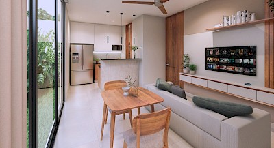 Departamentos en Miró Temozón, mod. Garden