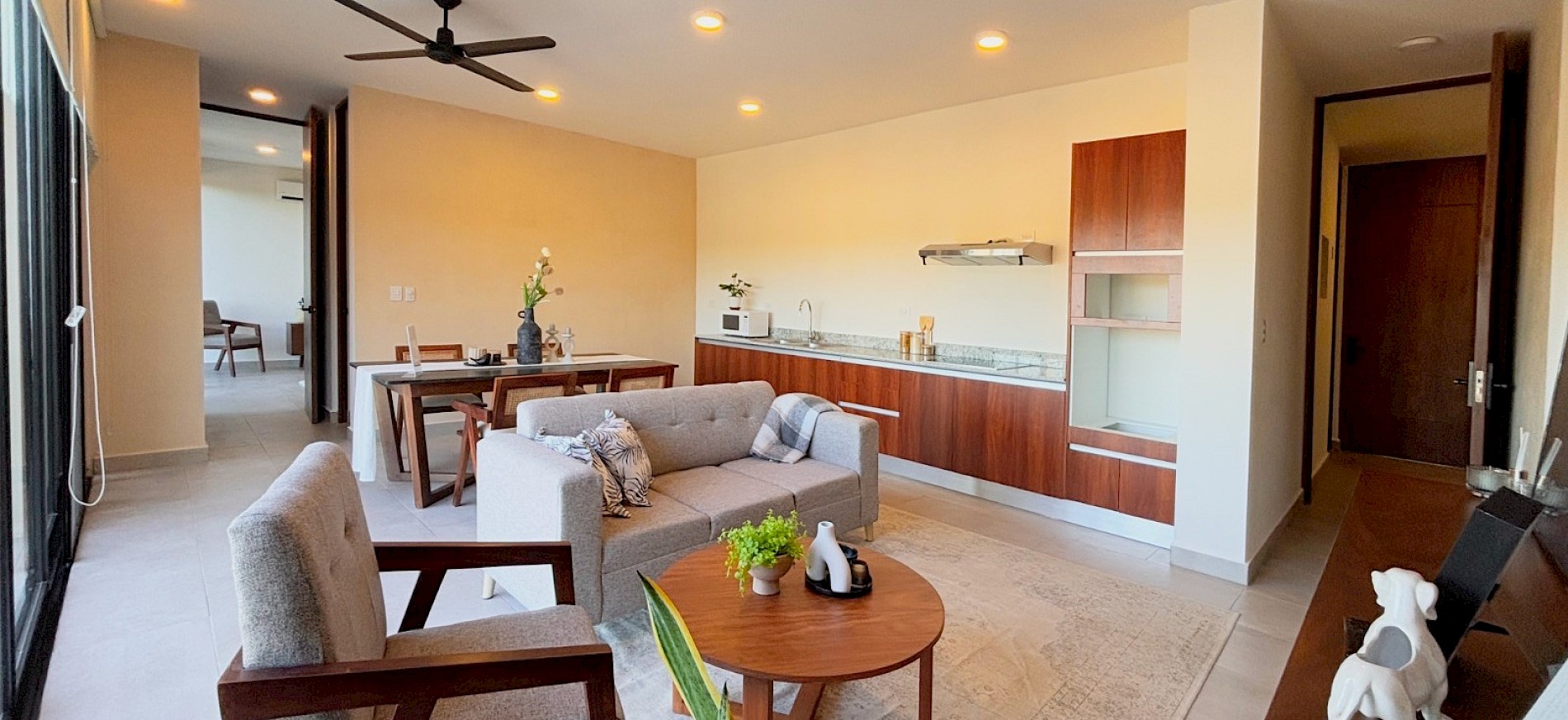 Departamentos en Hexán Chuburná, mod. A