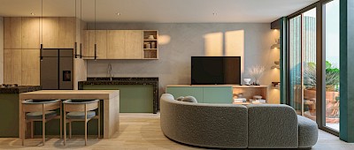 Departamento en Jacinto, mod. Boa