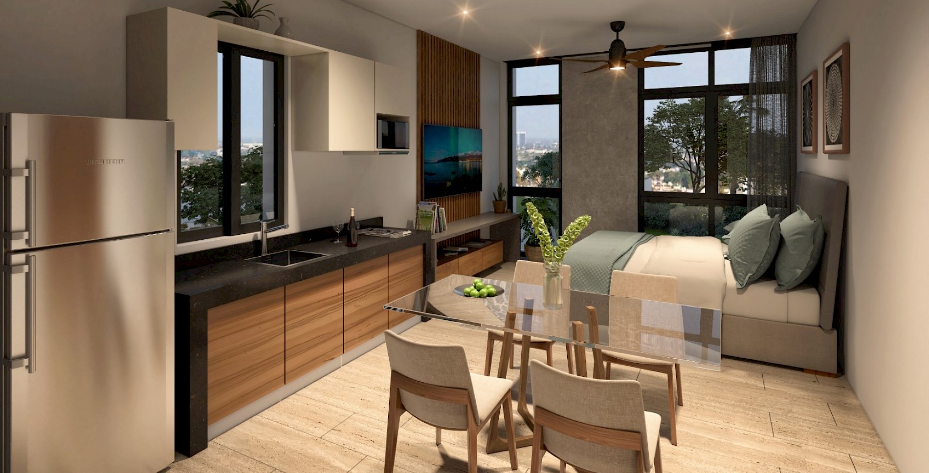 Departamento en Darya Living, mod. C