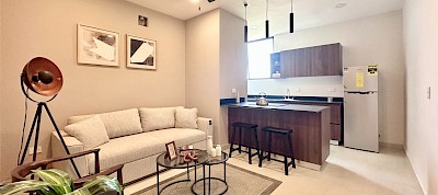 Departamento en Muretto Temozón, mod. 1 hab