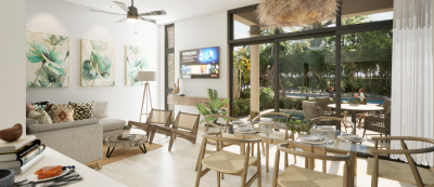 Departamento en Najau Chicxulub, mod. Pentgarden Pelícano