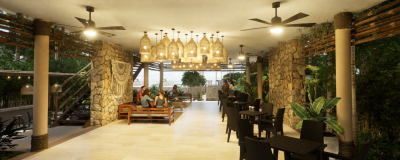 Departamento en Najau Chicxulub, mod. Gaviota estándar