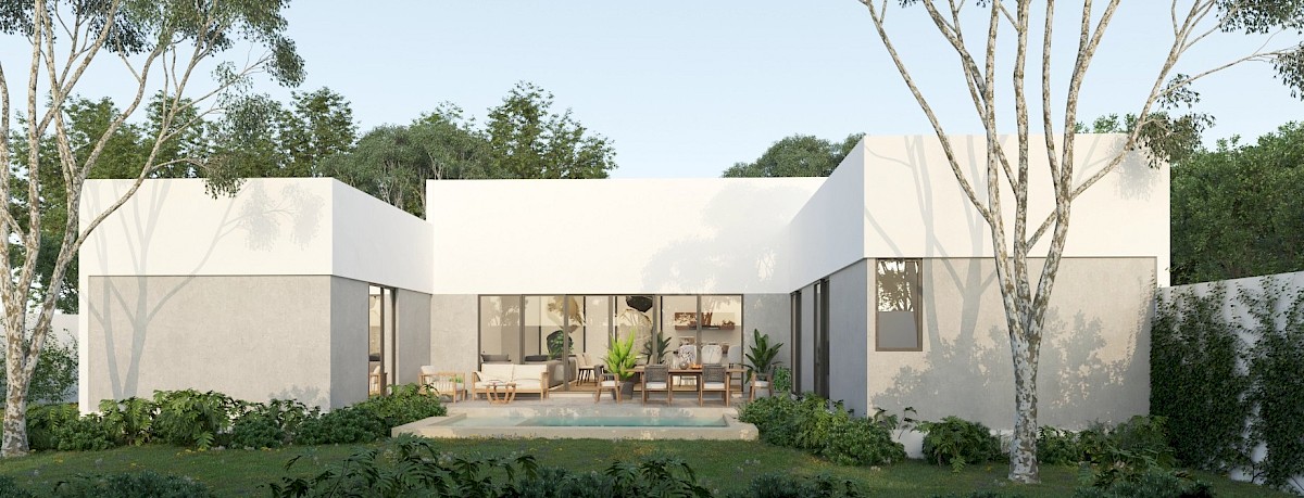 Casa en Yaxlum, mod. 294