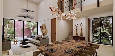 Villa en Parque Itzimná, mod. 3