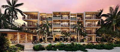 Departamento en Arrecife Sisal, mod. 1 hab