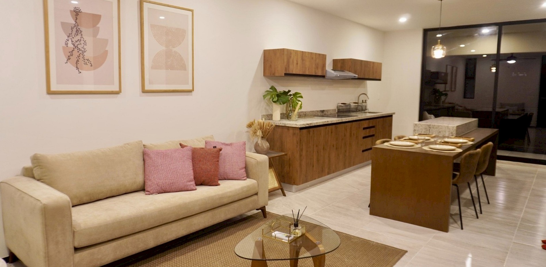 Departamento Leonora Temozón, mod. 2 habitaciones