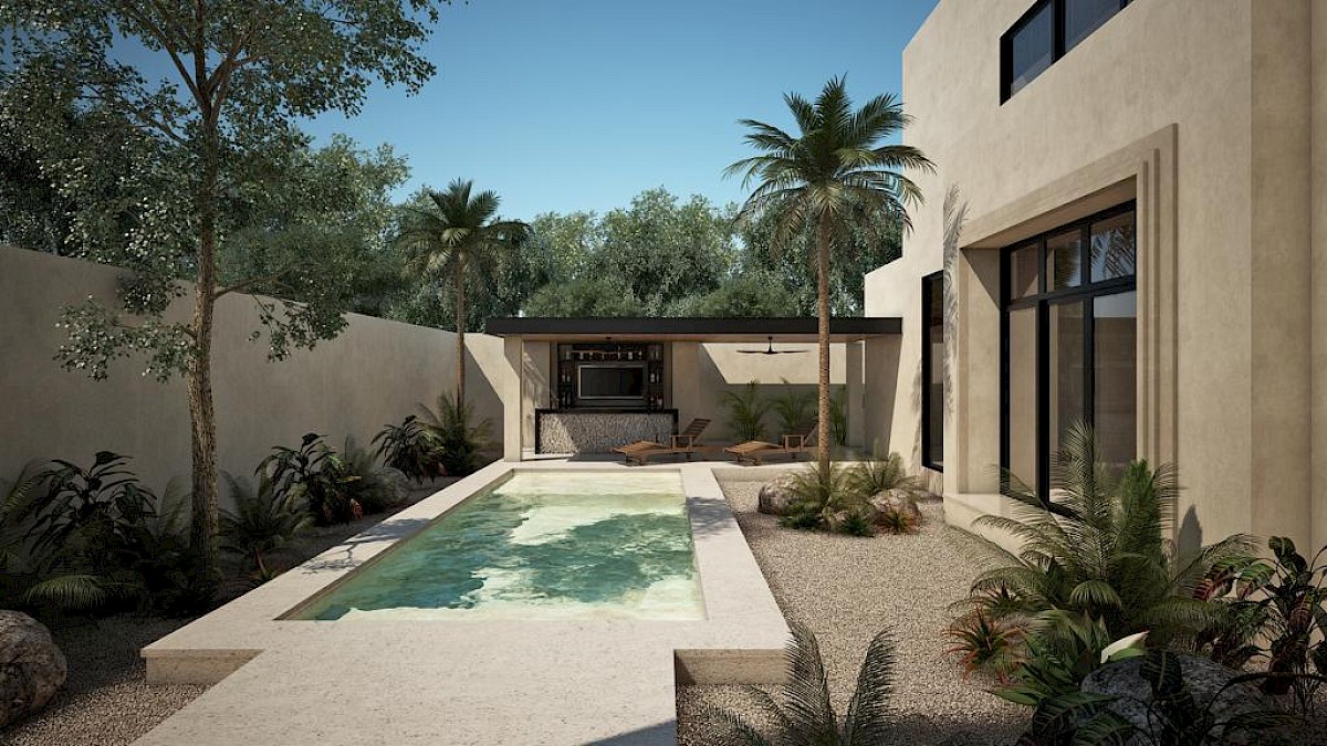 Residencia en Nortemerida, mod. Viento 438