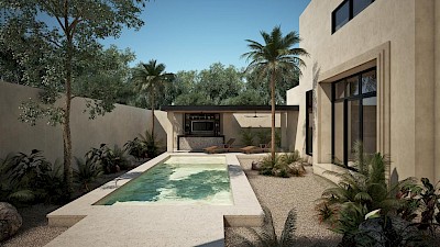 Residencia en Nortemerida, mod. Viento 438