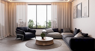 Penthouse en Yaakun, mod. D-E