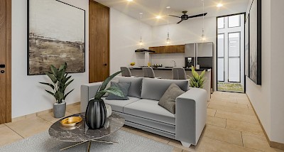 Departamento en Galatha Dzityá, mod. Cielo