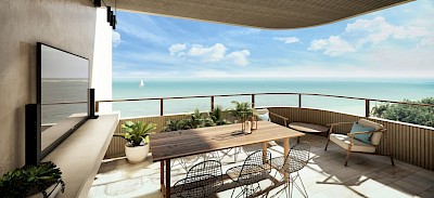 Departamento en Petén D´Arenas, Telchac, mod. Petén