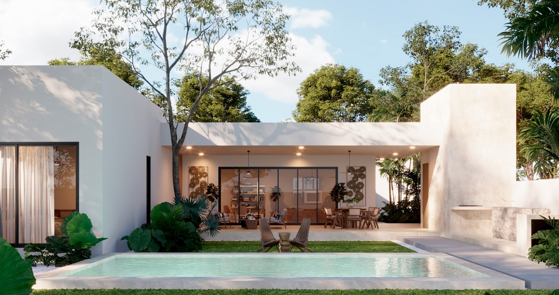 Residencia en Dzidzil-Há, mod. 1036