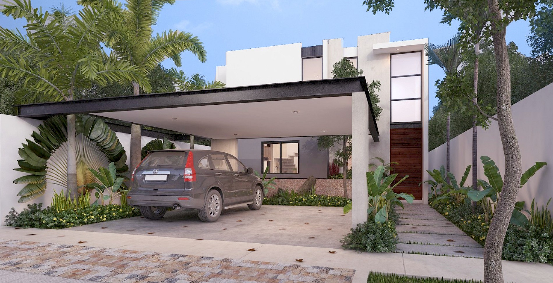 Residencia en Yaax-beh, mod. A