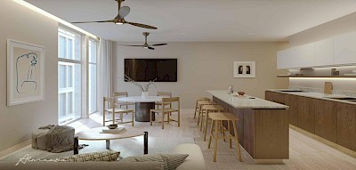 Departamento en Almaera-Residencial del Mayab Temozón, mod. Cenit