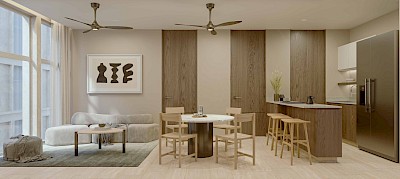 Departamento en Almaera-Residencial del Mayab Temozón, mod. Aura