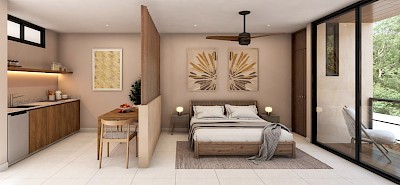 Departamento en Caney, mod. Estudio