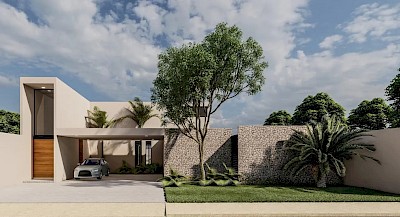 Casa en Cumbres Dzityá, mod. Taro