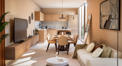 Departamento en Pájaro en Piedra, mod. Livo 80