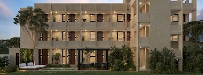 Departamento en Zelesta Dzityá, mod. Duo