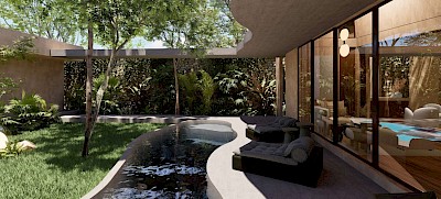 Residencia en Raíces Temozón, mod. A