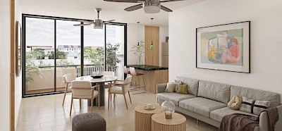 Departamento en Edera Altabrisa, mod. E-F