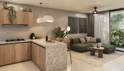 Departamento en Palmer Temozón, mod. 1 hab