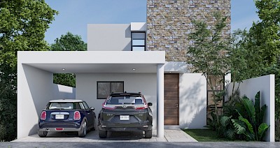 Casa en Gran Bosco Conkal, mod. B9-147