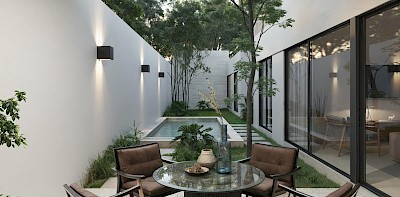 Residencia en Adana Xcanatún, mod. SC