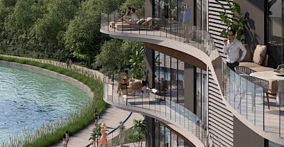 Departamento en Vía Montejo, mod. Casa Mitos A2