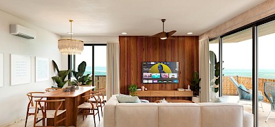 Departamento en Costa Bonanza -Chuburná Puerto,  mod. E