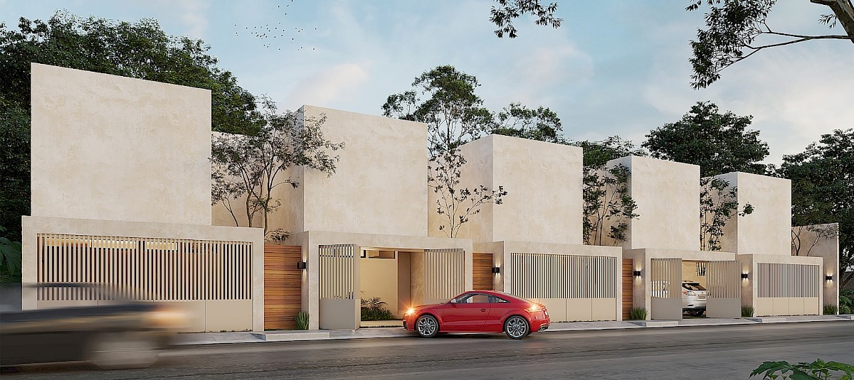 ABITÉ · Townhouses en Temozón Norte