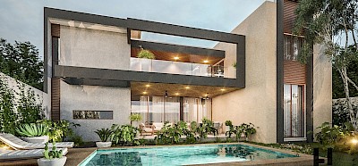 Residencia en Parque Natura, mod. Katalox 55