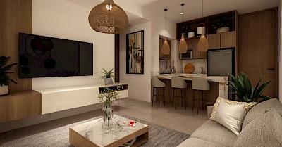 Departamento en Seremos, mod. Olma 2 hab