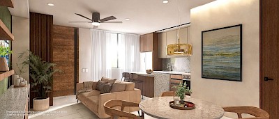 Departamento en Northe24 Montecristo, mod. B2 Lock Off