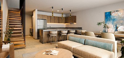 Townhouse en Alian Real Montejo, mod. 3 hab