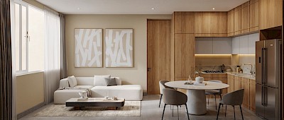 Departamento en Taureno - San Antonio Cucul, mod 2 habs