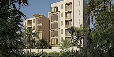 Departamento en Kookay Sisal, mod. Balché B