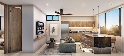 Departamento en Niva San Ramón Norte, mod. Aura