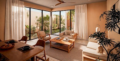 Villa en Pájaro en Piedra, mod. Colibrí 2 hab