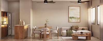 Departamento en Ábita Altabrisa, mod. C Flex