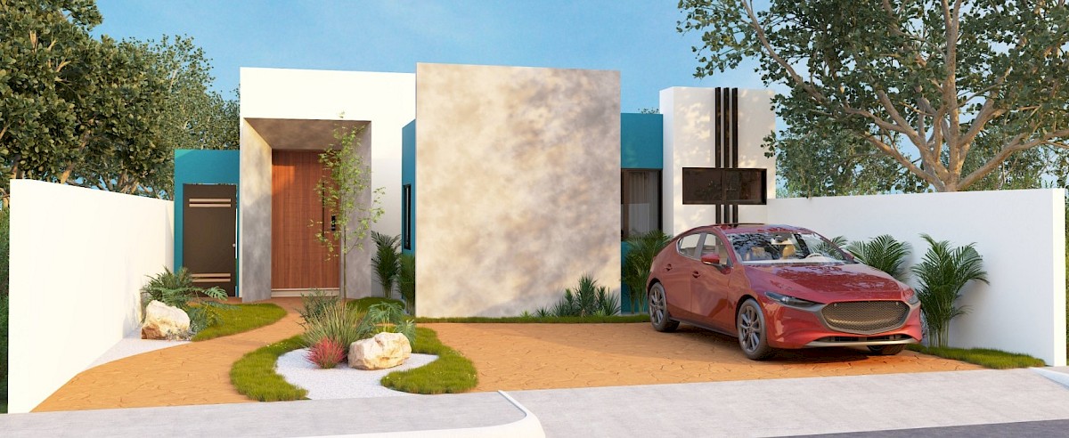Casa en Praderas del Mayab, mod. Gico