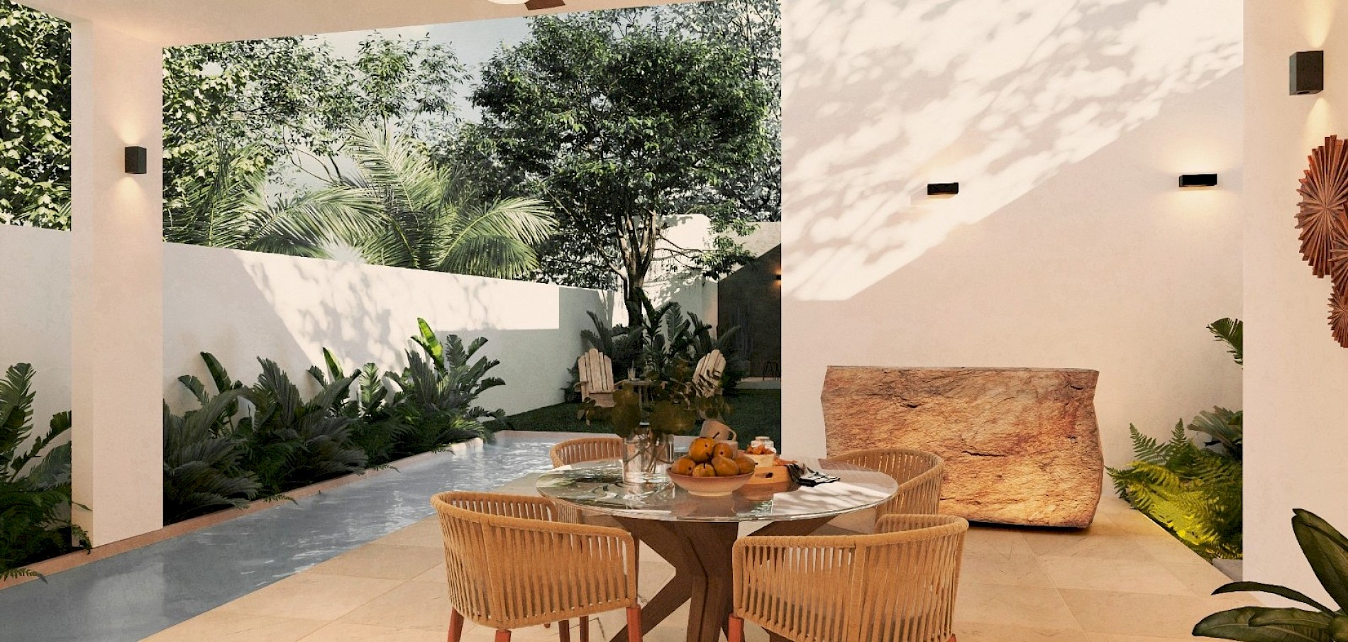 Residencia en Dzityá, mod. Luzia