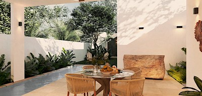 Residencia en Dzityá, mod. Luzia