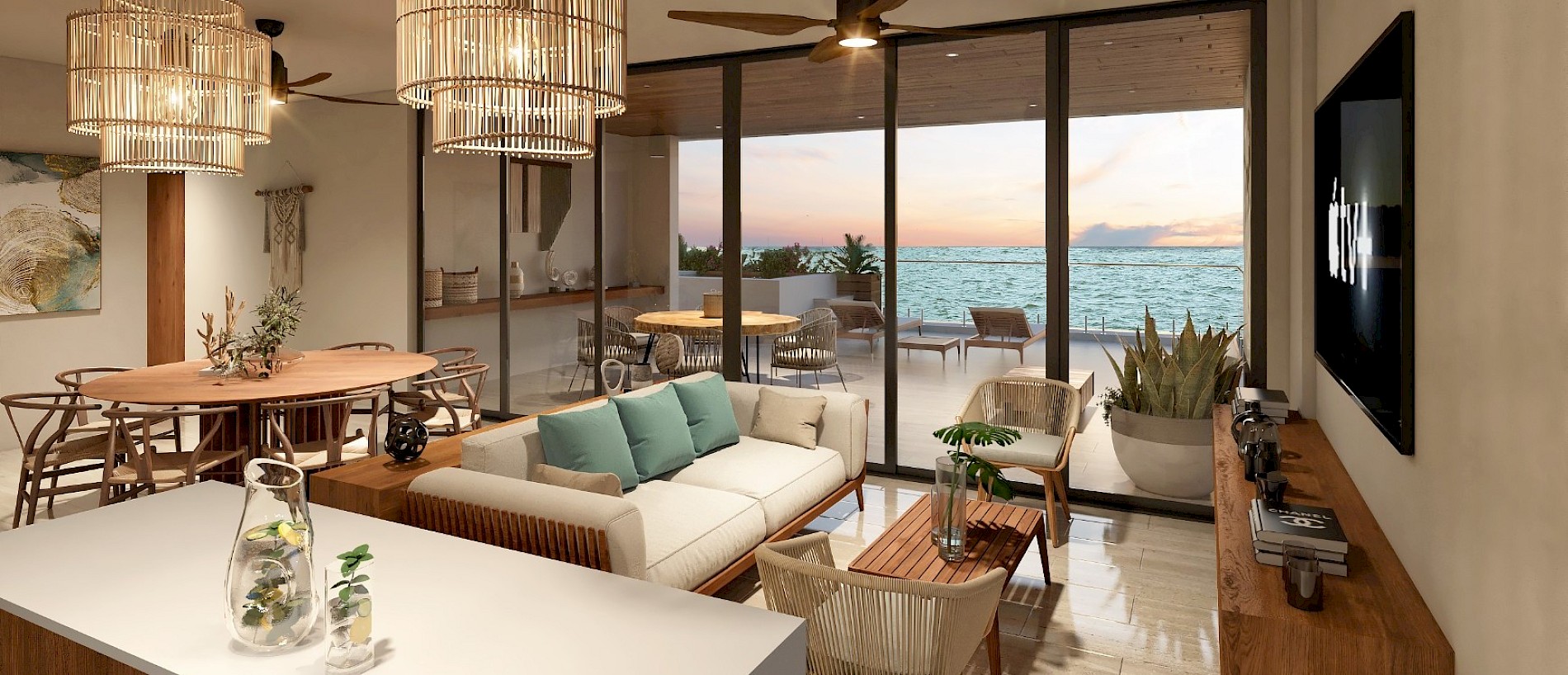 Penthouse en Dunas Chuburná